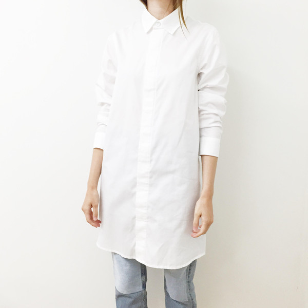 Shelby Steiner Button Down Shirt Dress Shelby Steiner Button Down Shirt Dress