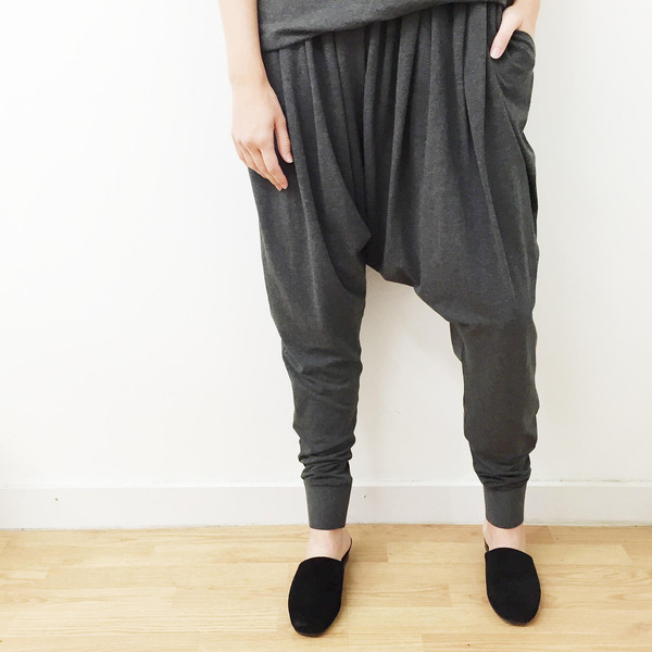 Shelby Steiner Charcoal Harem Pant Shelby Steiner Charcoal Harem Pant