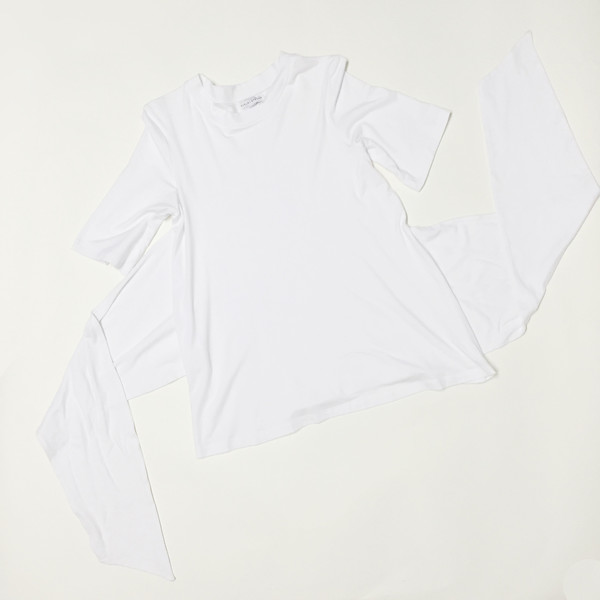 Shelby Steiner White Tie Top Shelby Steiner White Tie Top