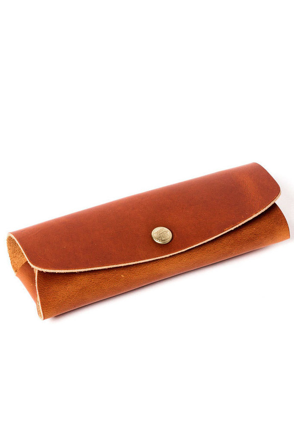 Wood & Faulk Sunglasses Case Saddle Tan Wood & Faulk Sunglasses Case Saddle Tan