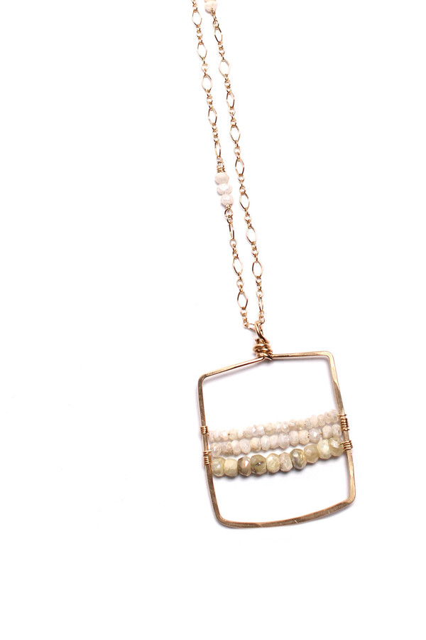 Silverite Square Necklace Silverite Square Necklace