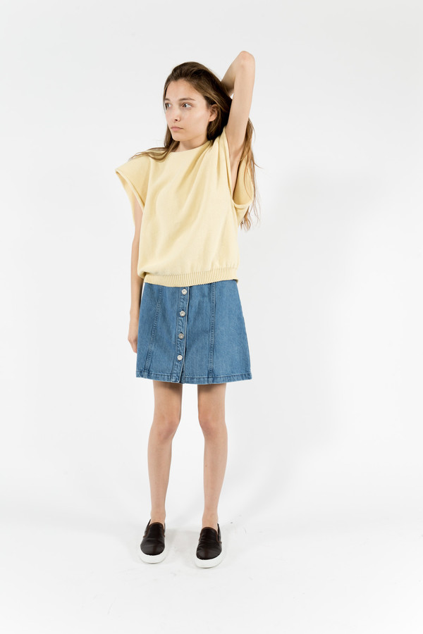etre cecile Button Thru A Line Skirt etre cecile Button Thru A Line Skirt
