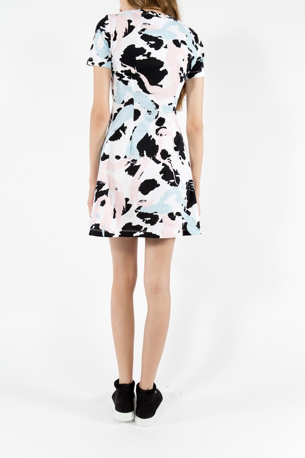 être cécile Cow Stroke A-Line Mini Dress être cécile Cow Stroke A-Line Mini Dress