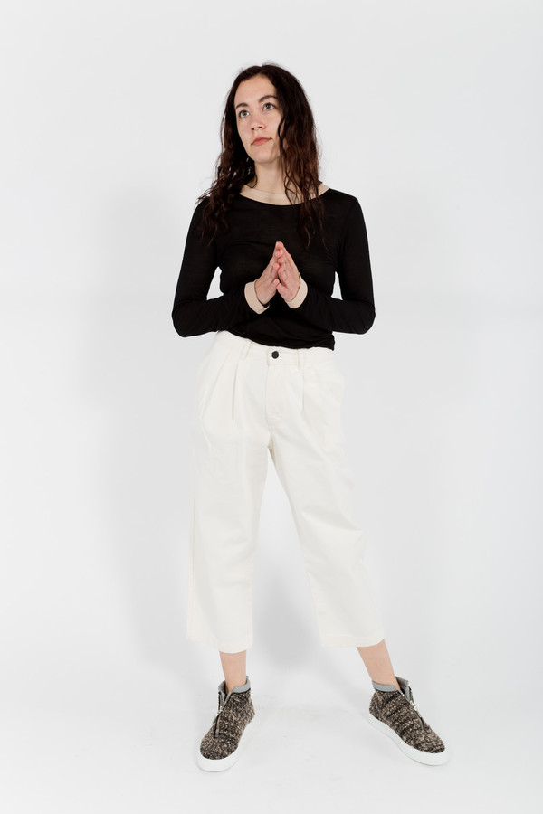Objects Without Meaning Crop Pleat Pants Objects Without Meaning Crop Pleat Pants