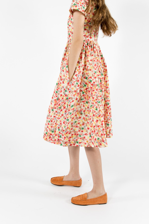You Must Create Cross Print Dress You Must Create Cross Print Dress