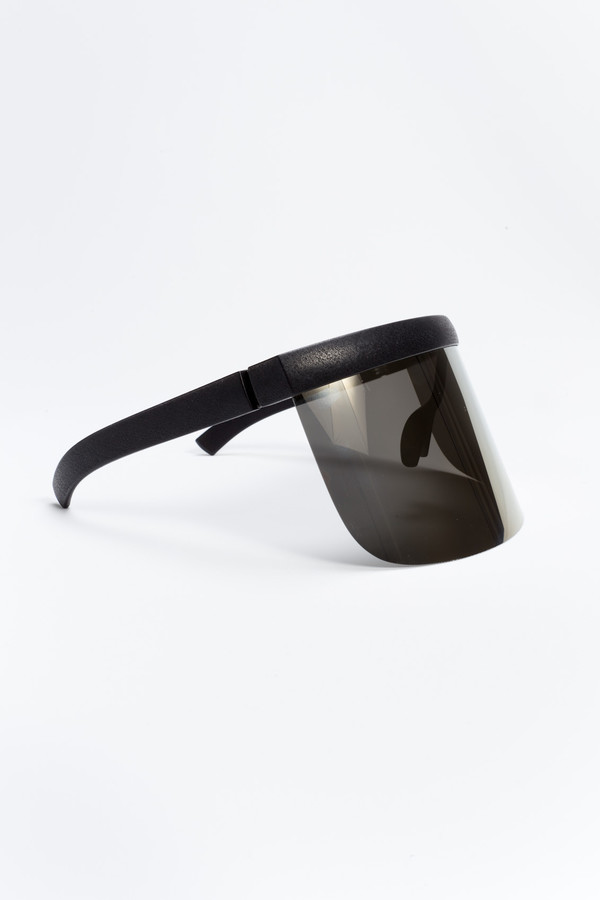 MYKITA DAISUKE Sun Visor Black/Gold Flash Shield MYKITA DAISUKE Sun Visor Black/Gold Flash Shield