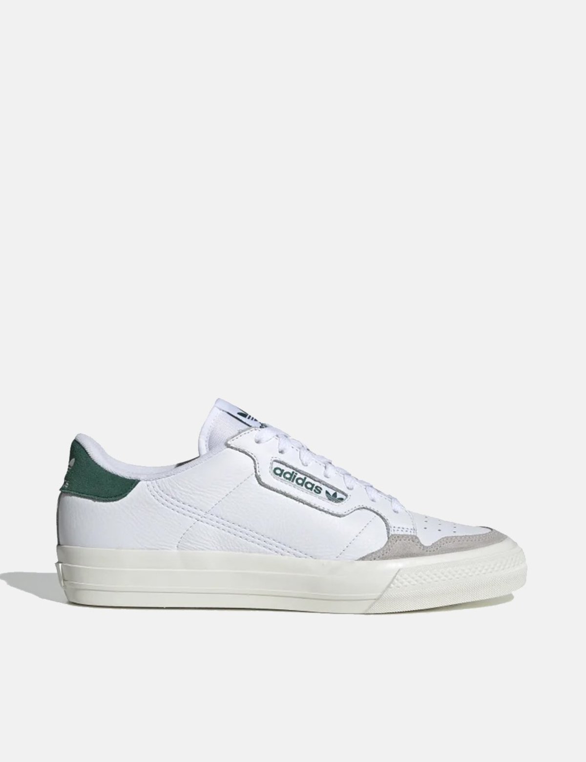 continental vulc trainers white white collegiate green