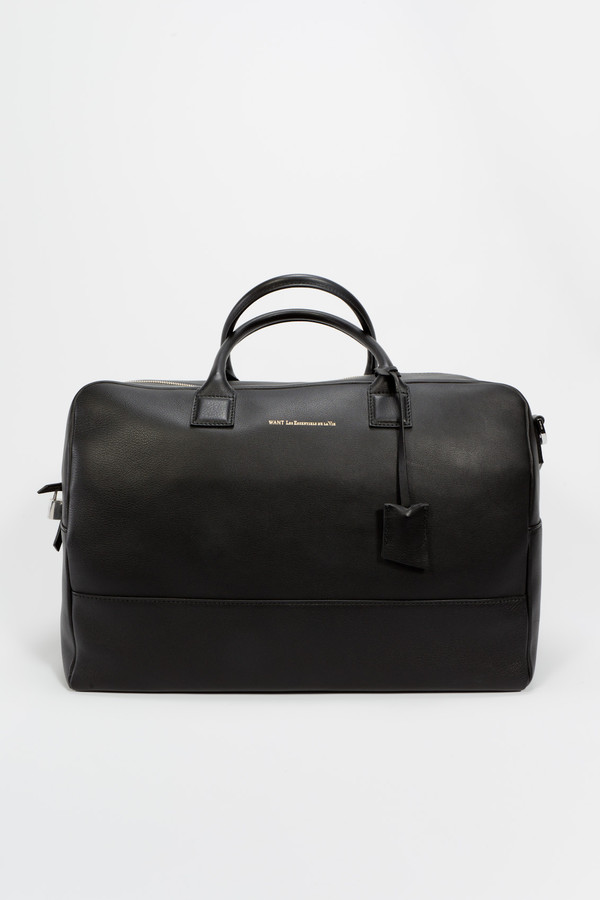 WANT Les Essentiels de la Vie Douglass Holdall Black WANT Les Essentiels de la Vie Douglass Holdall Black