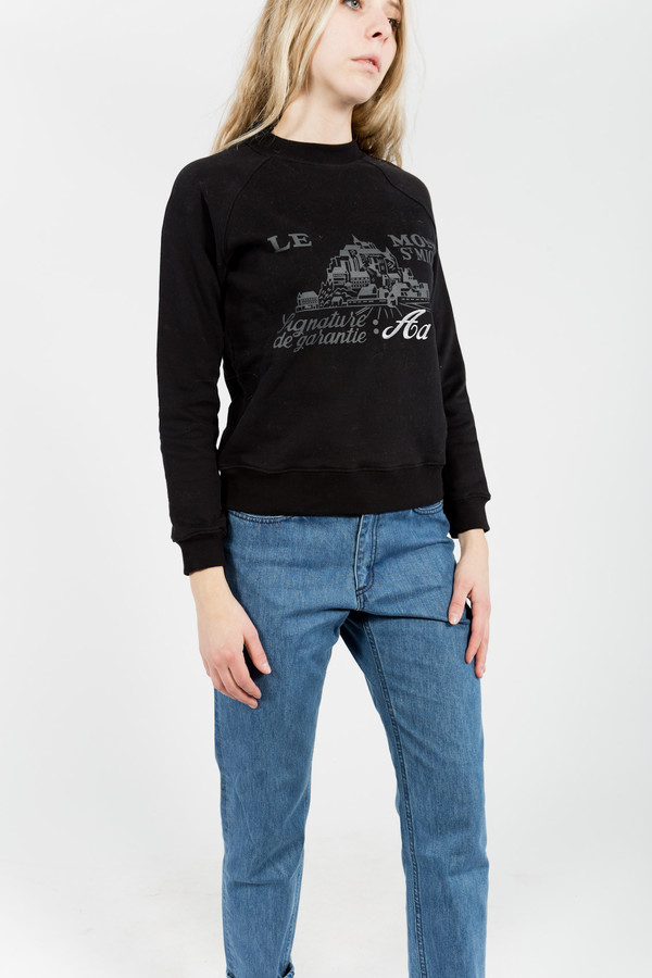 Le Mont St. Michel Embroided Sweatshirt Le Mont St. Michel Embroided Sweatshirt