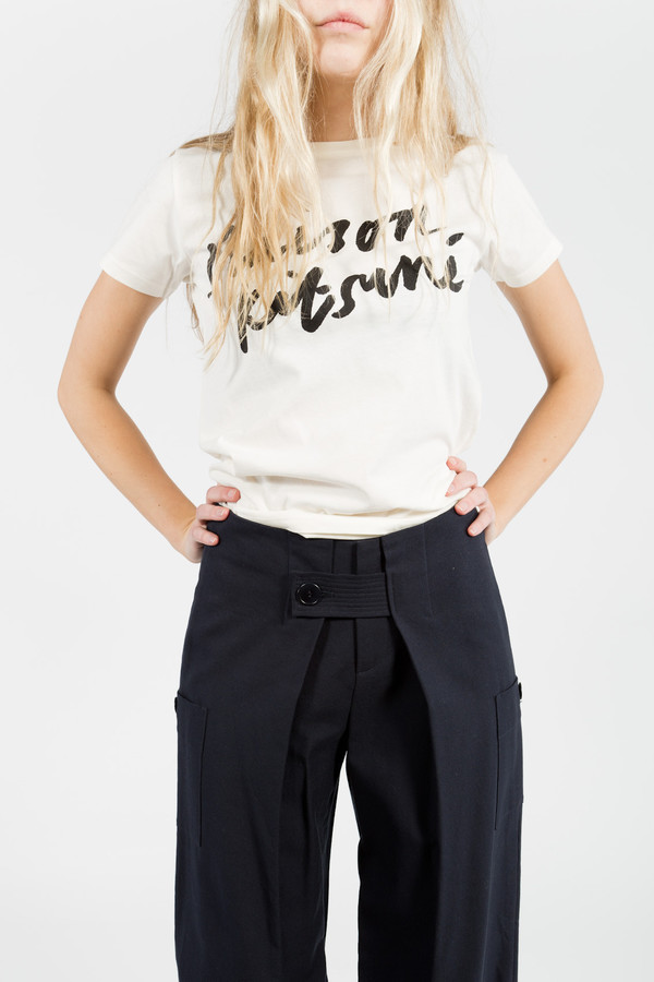 Maison Kitsune Handwriting Tee Maison Kitsune Handwriting Tee