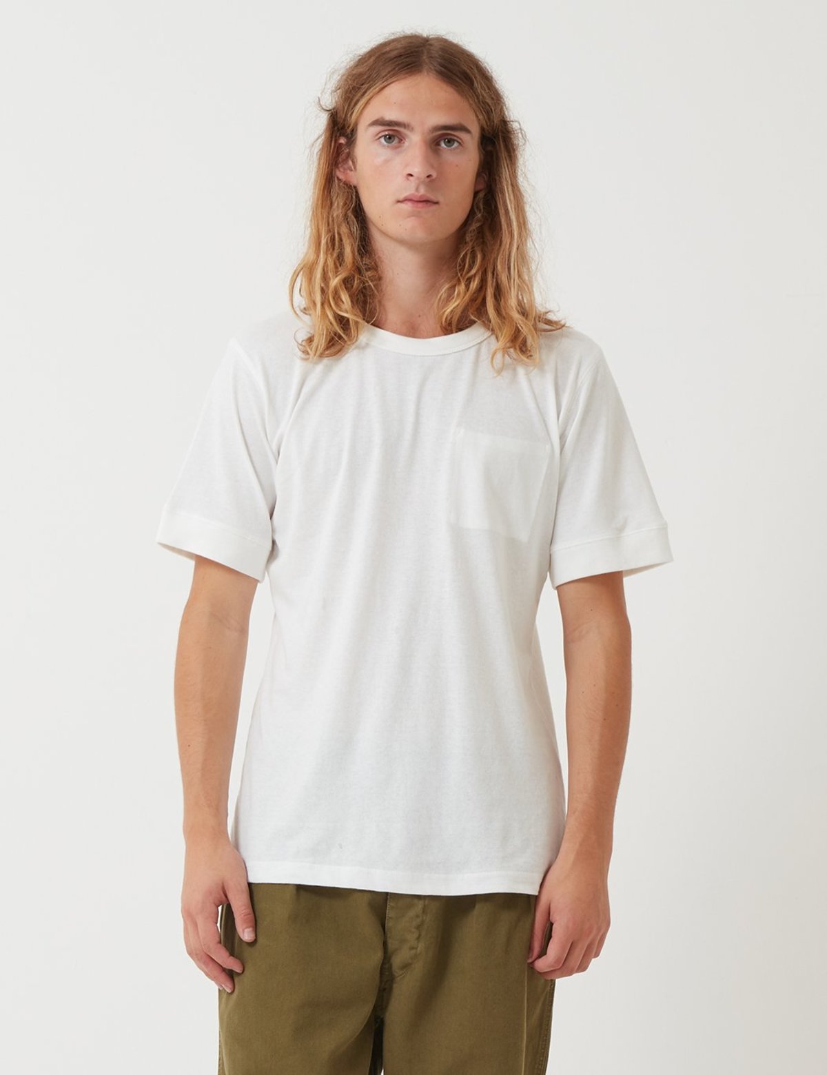 Nigel Cabourn Army T-Shirt - Natural 