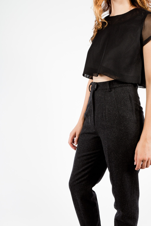 7115 by Szeki High Waisted Wool Trouser 7115 by Szeki High Waisted Wool Trouser