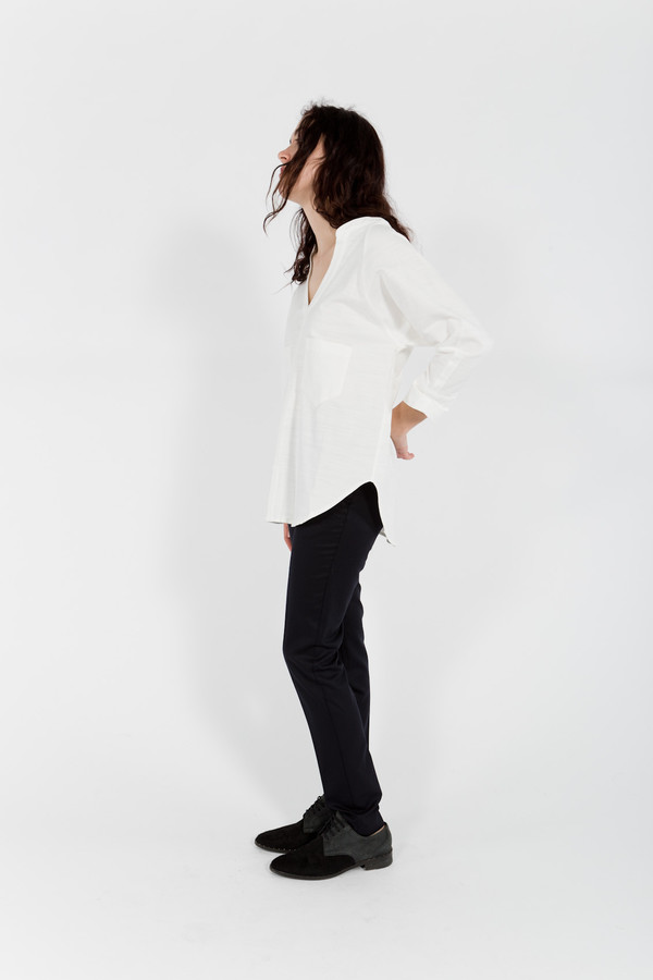 Studio Nicholson Juan Sleeve Cotton Top Studio Nicholson Juan Sleeve Cotton Top