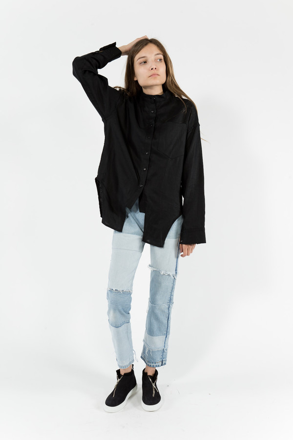 Eckhaus Latta Linen Button Down Eckhaus Latta Linen Button Down