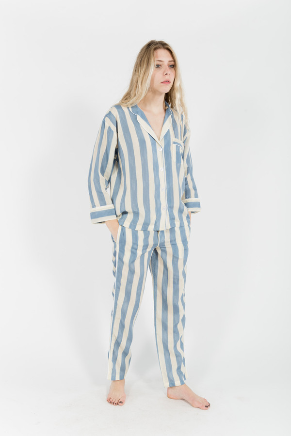 Sleepy Jones Marina Pajama Shirt Sleepy Jones Marina Pajama Shirt