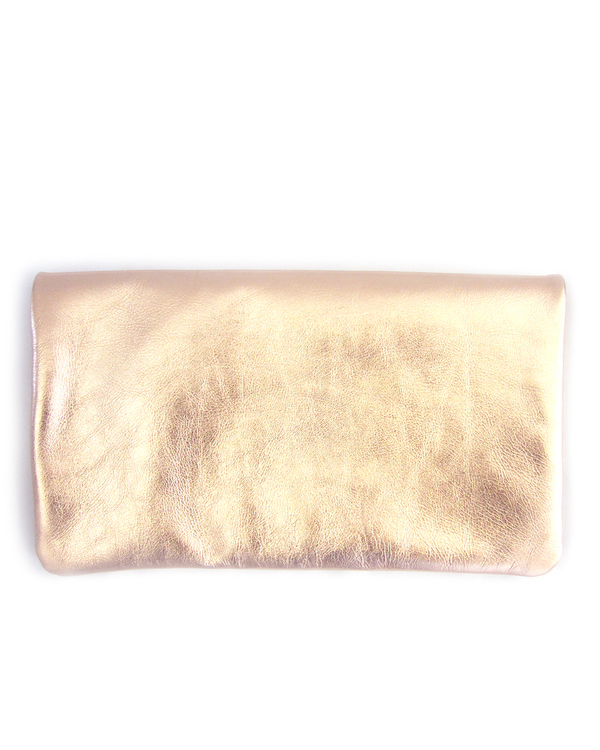 Clare Vivier Foldover Clutch - Rose Gold Clare Vivier Foldover Clutch - Rose Gold