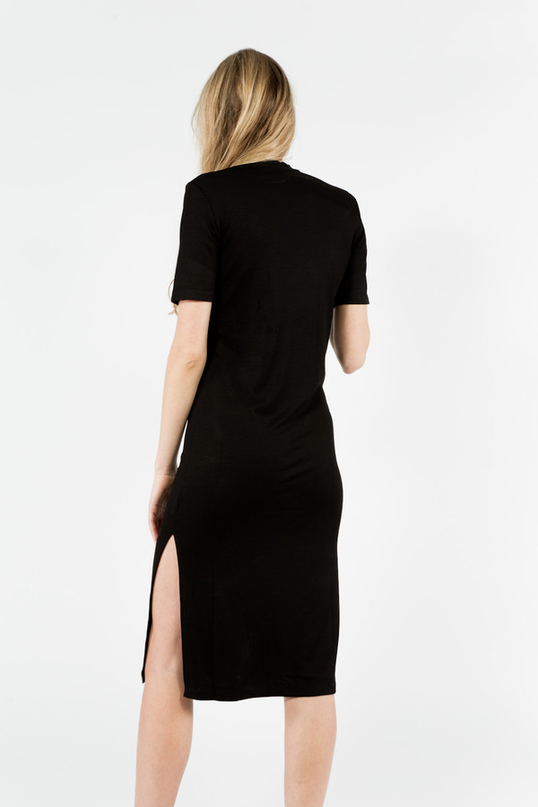 Nomia Mockneck S/S Midi Dress Nomia Mockneck S/S Midi Dress