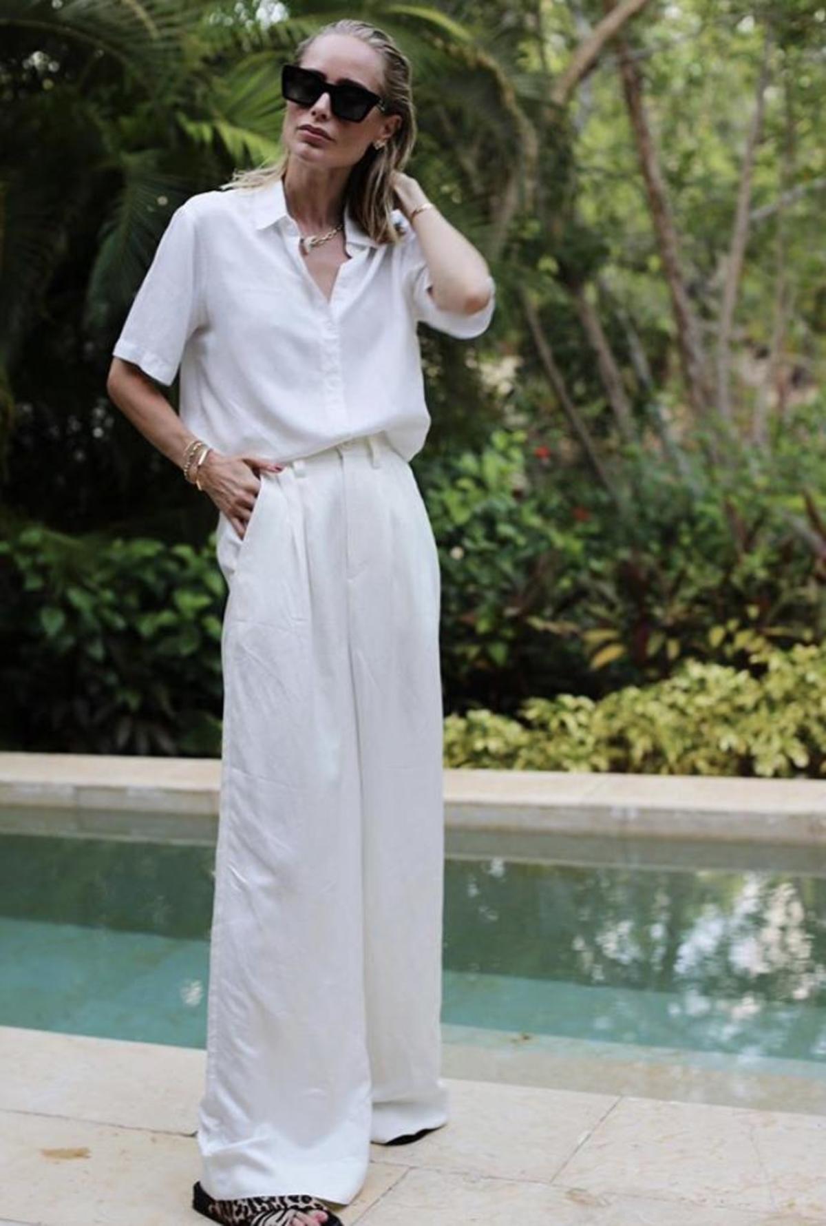 Anine Bing Carla Pants - White | Garmentory