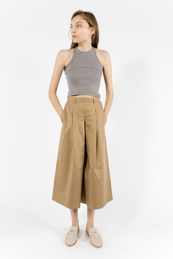 Eckhaus Latta Pewter Lapped Tank Eckhaus Latta Pewter Lapped Tank