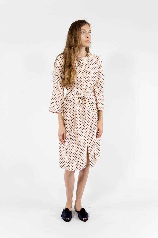 Trademark Polka Dot Silk Dress Trademark Polka Dot Silk Dress