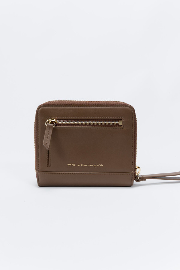 WANT Les Essentiels de la Vie Portela Zip Wallet Mocha WANT Les Essentiels de la Vie Portela Zip Wallet Mocha