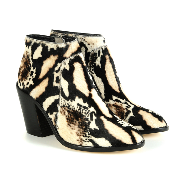 Loeffler Randall Ella Stacked Heel Bootie - Python Print Loeffler Randall Ella Stacked Heel Bootie - Python Print