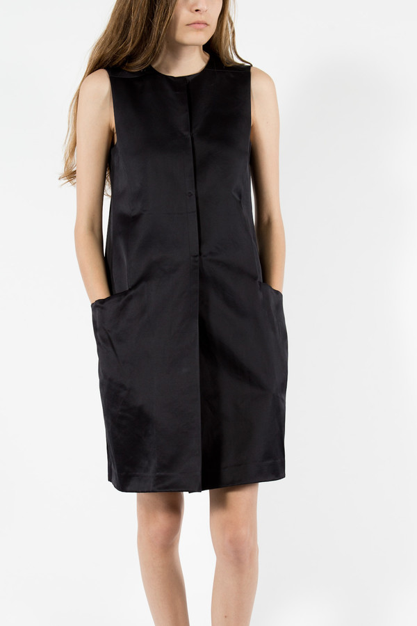 Trademark Satin Pocket Dress Trademark Satin Pocket Dress