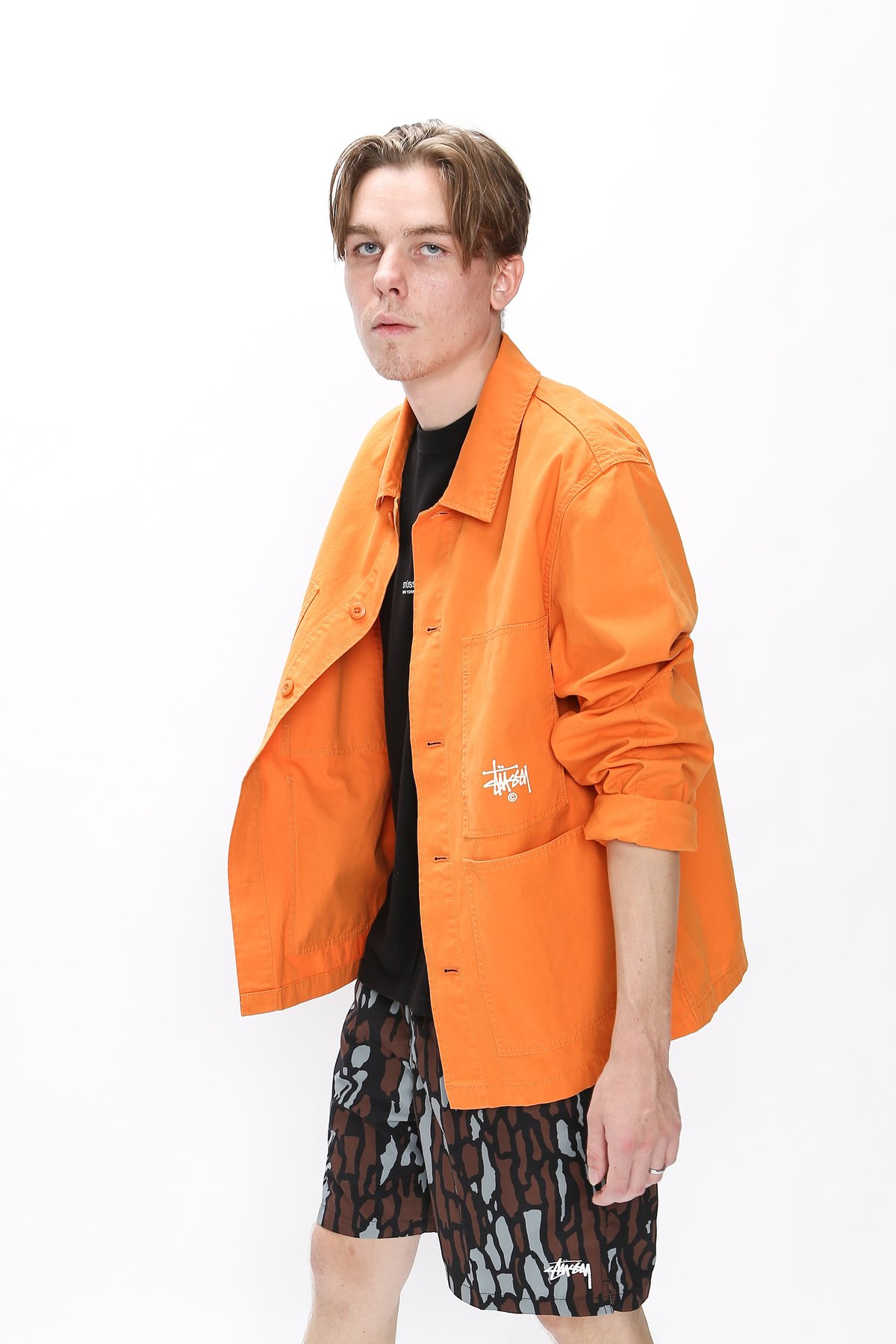 Stussy Torque Jacket - Orange | Garmentory
