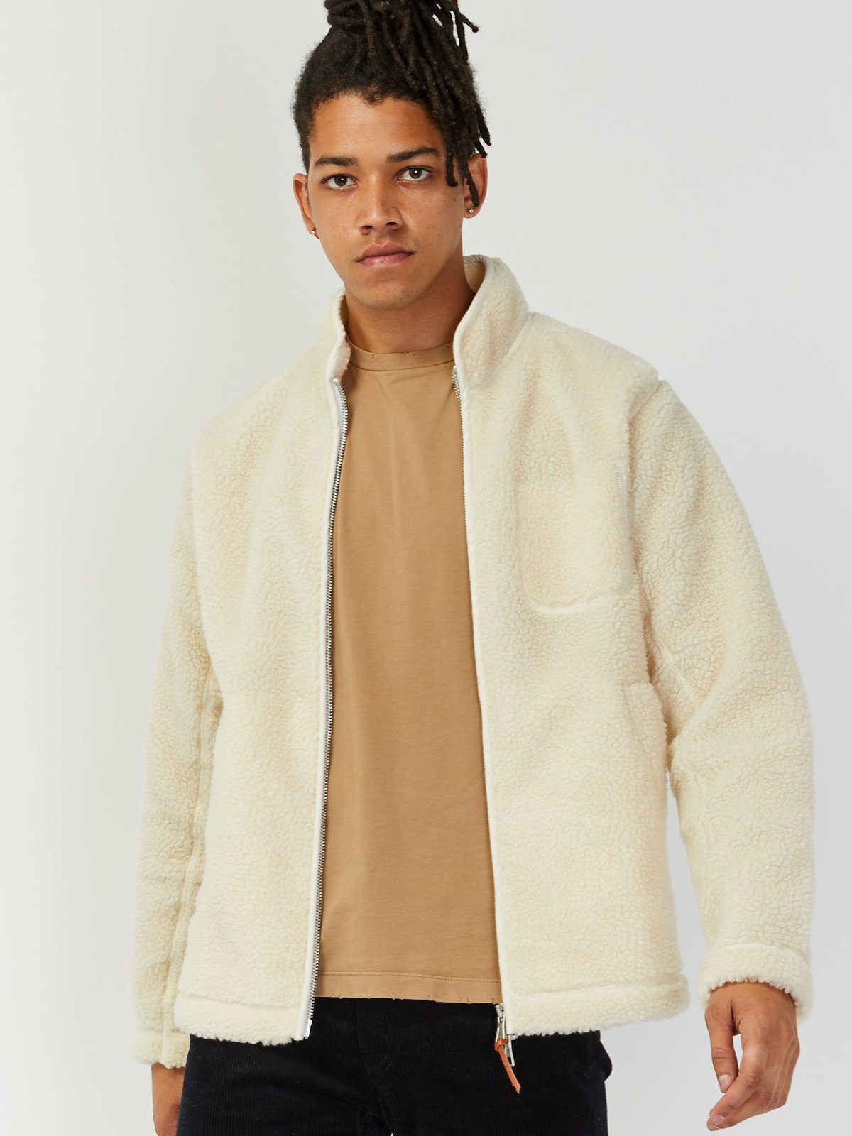 albam zip through fleece