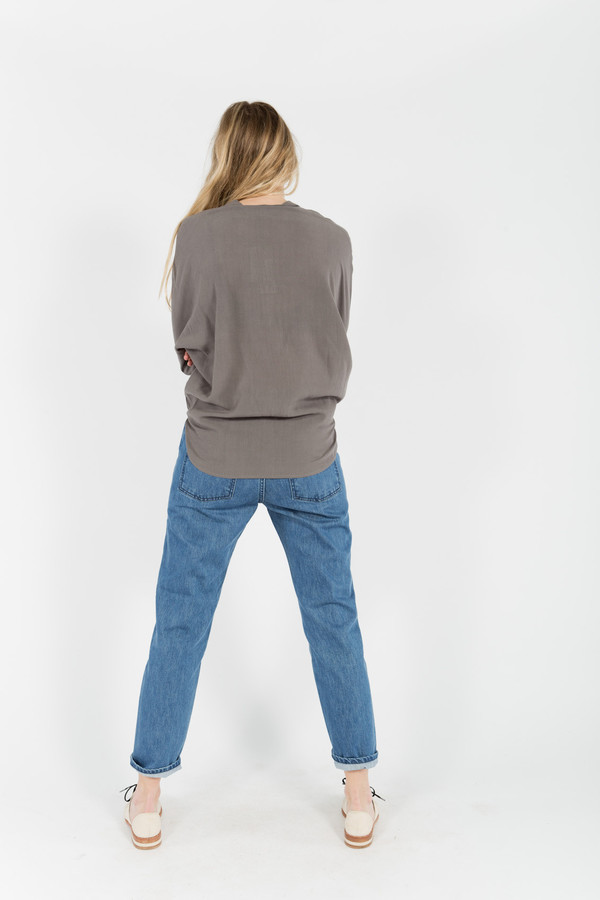 7115 by Szeki Twisted Slouchy Blouse 7115 by Szeki Twisted Slouchy Blouse