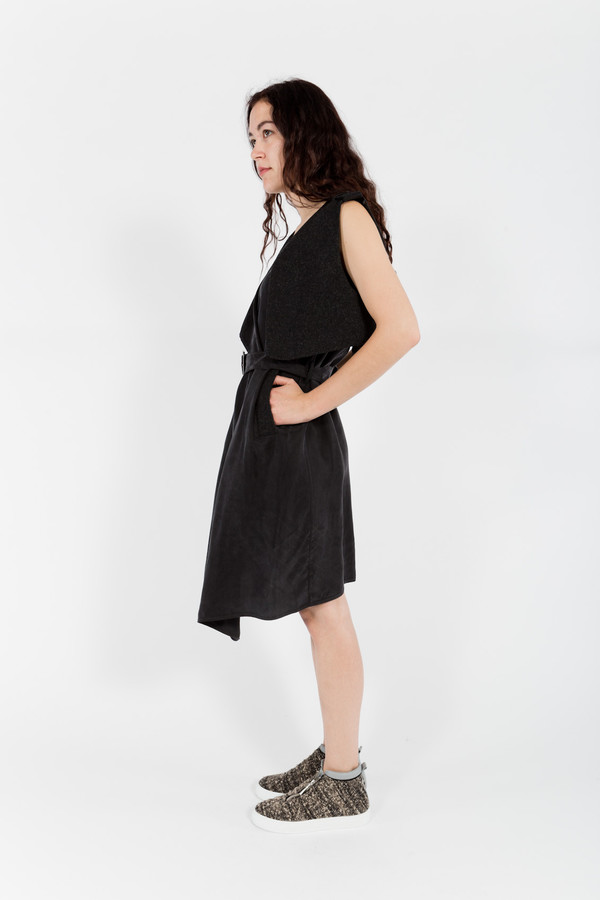 7115 by Szeki Vest Wrap Dress 7115 by Szeki Vest Wrap Dress
