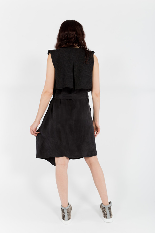 7115 by Szeki Vest Wrap Dress 7115 by Szeki Vest Wrap Dress