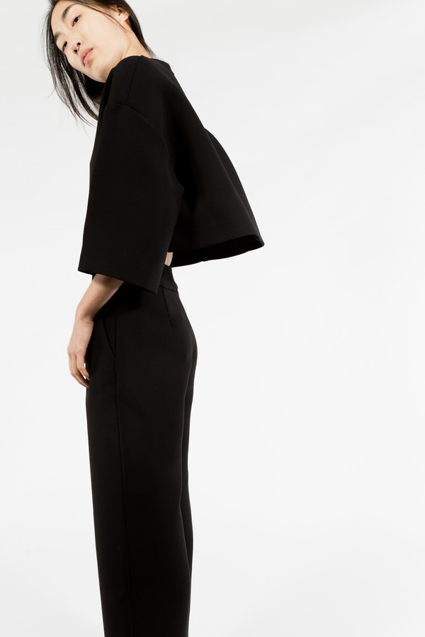 être cécile Wide Sleeve Crop Top être cécile Wide Sleeve Crop Top