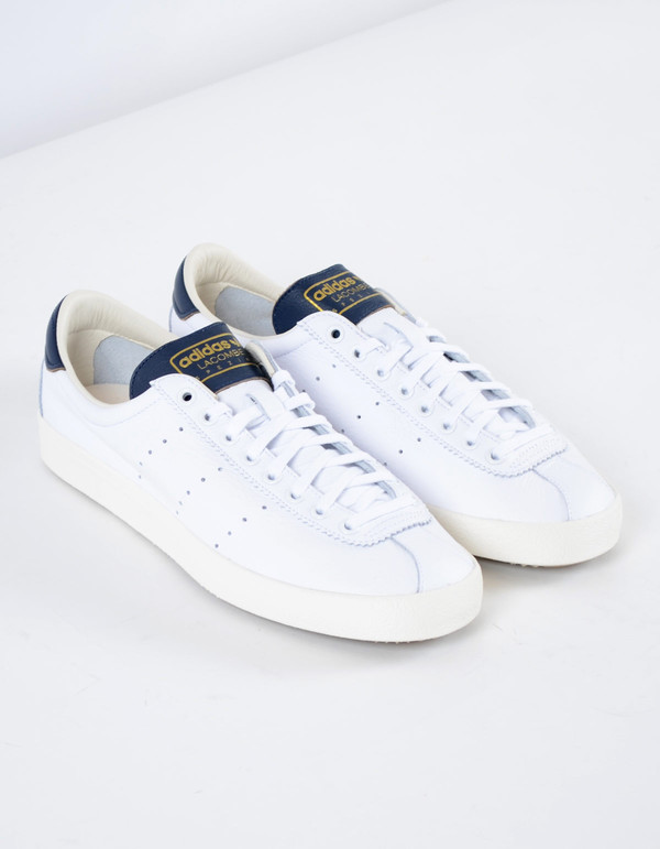 Adidas Men's Lacombe SPZL White Navy Adidas Men's Lacombe SPZL White Navy