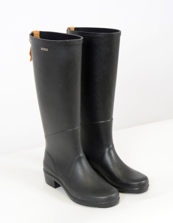 Aigle Ms Juliette A Rainboot Noir Aigle Ms Juliette A Rainboot Noir