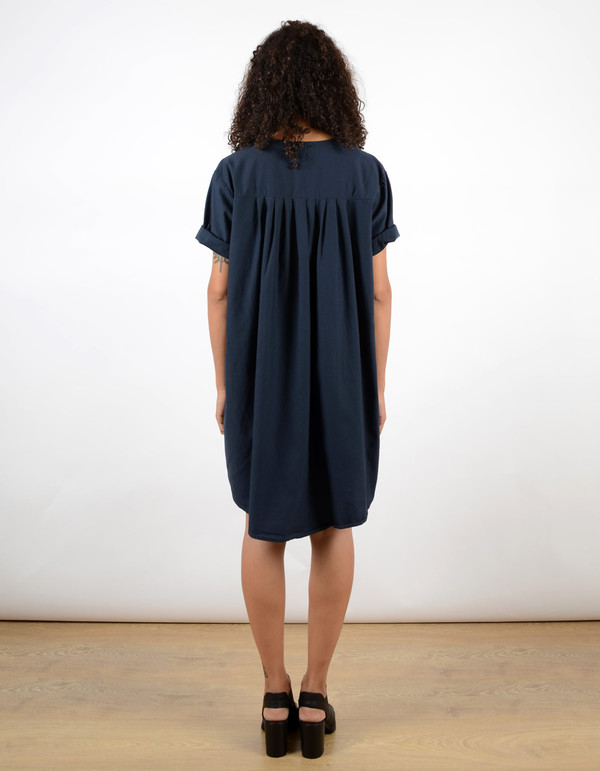 Ali Golden Button-Down Shirt Dress Navy Ali Golden Button-Down Shirt Dress Navy