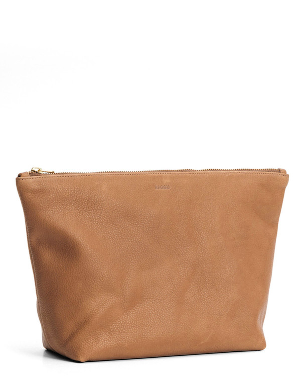 Baggu Large Stash Clutch Saddle Baggu Large Stash Clutch Saddle