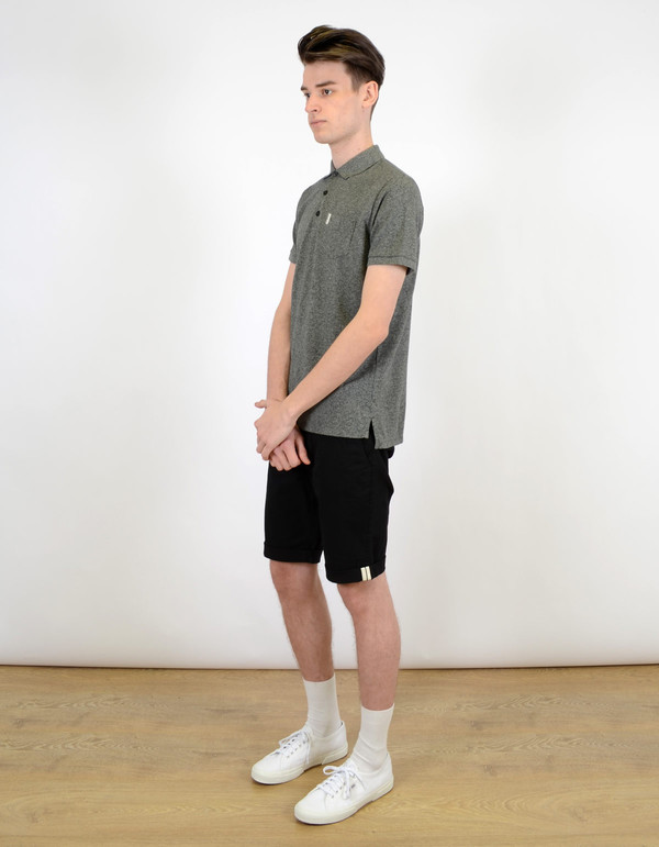 Ben Sherman Grindle Pocket Polo Jet Black Ben Sherman Grindle Pocket Polo Jet Black
