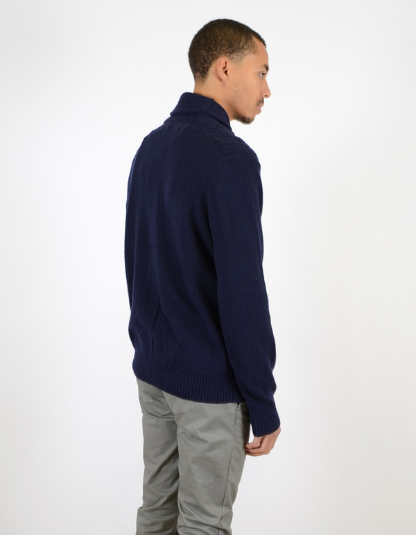 Ben Sherman Textured Shawl Collar Sweater Navy Blazer Ben Sherman Textured Shawl Collar Sweater Navy Blazer