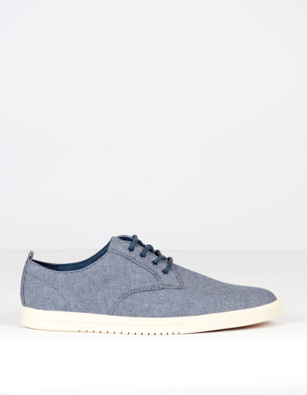 Clae Men's Ellington Textile Navy Chambray Clae Men's Ellington Textile Navy Chambray