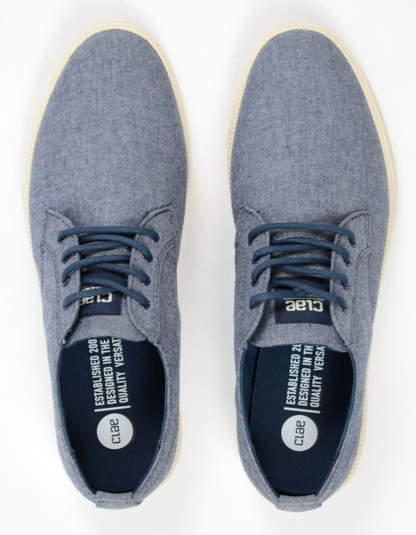 Clae Men's Ellington Textile Navy Chambray Clae Men's Ellington Textile Navy Chambray