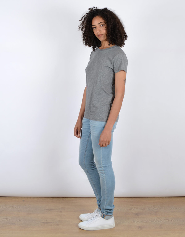 Filippa K Cotton Tee Grey Melange Filippa K Cotton Tee Grey Melange