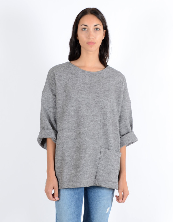 First Rite Box Sweater Grey First Rite Box Sweater Grey