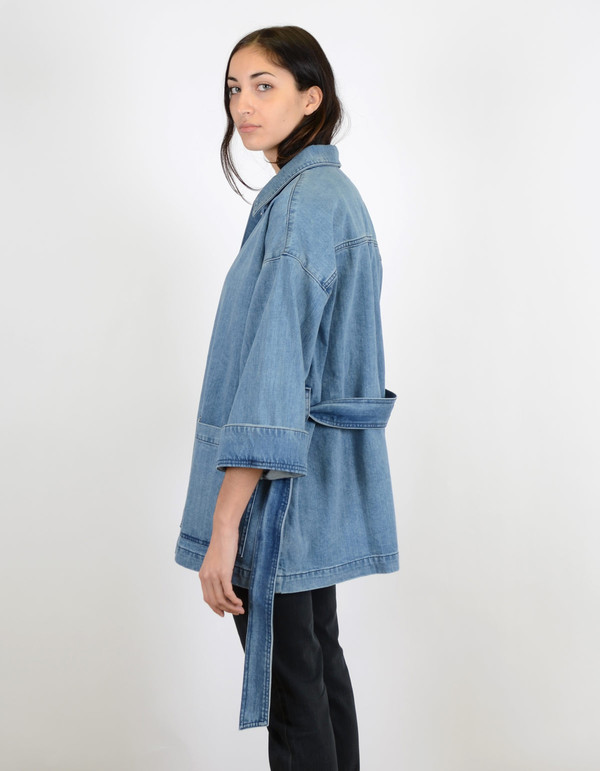 Ganni Wayne Denim Coat Ganni Wayne Denim Coat