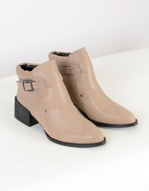 Intentionally Blank Mast Ankle Boot Taupe Intentionally Blank Mast Ankle Boot Taupe