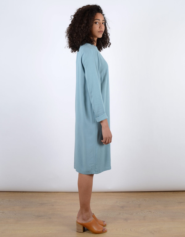 Just Female Cosa Dress Smoke Blue Just Female Cosa Dress Smoke Blue