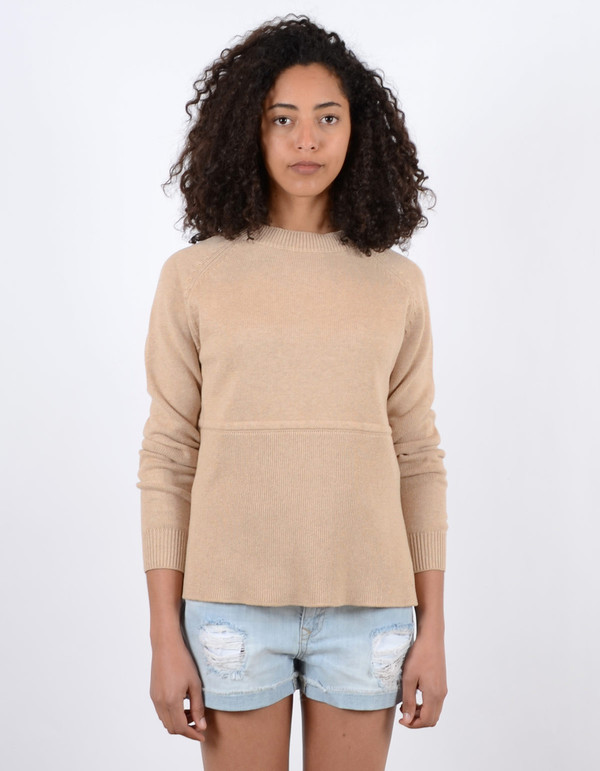 Just Female Daub Knit Camel Just Female Daub Knit Camel