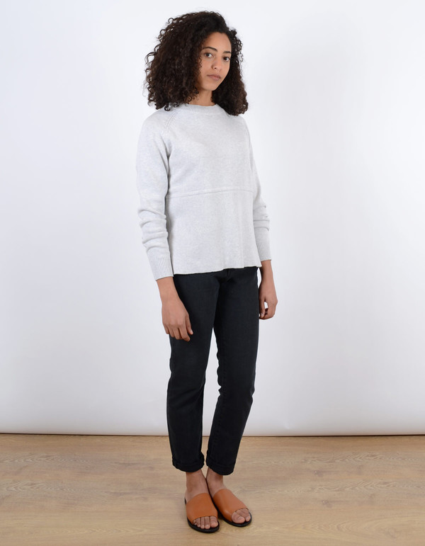 Just Female Daub Knit Cloud Melange Just Female Daub Knit Cloud Melange