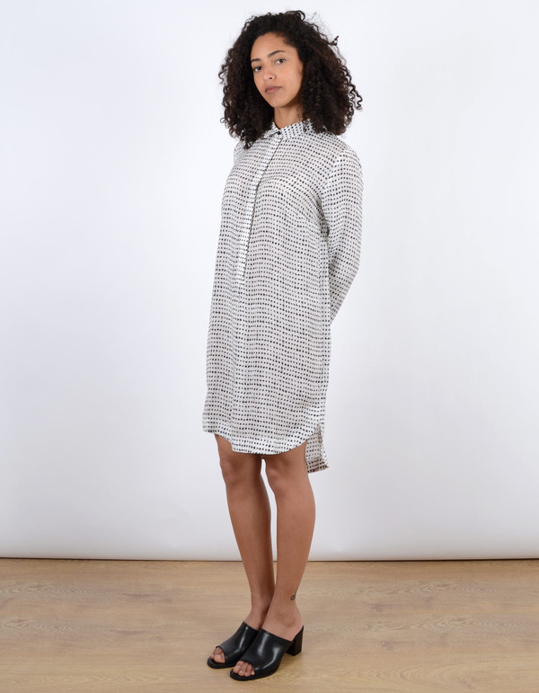 Just Female Dorothea Shirt Dress Aop White Just Female Dorothea Shirt Dress Aop White