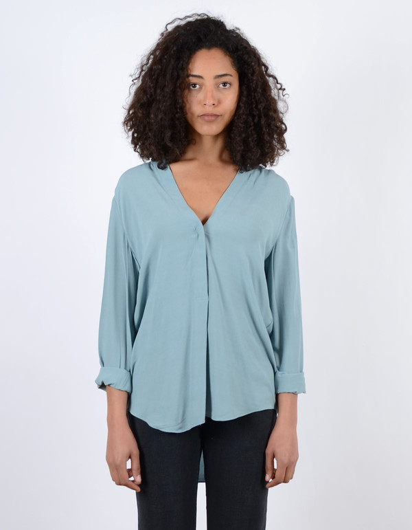 Just Female Trine Shirt Smoke Blue Just Female Trine Shirt Smoke Blue